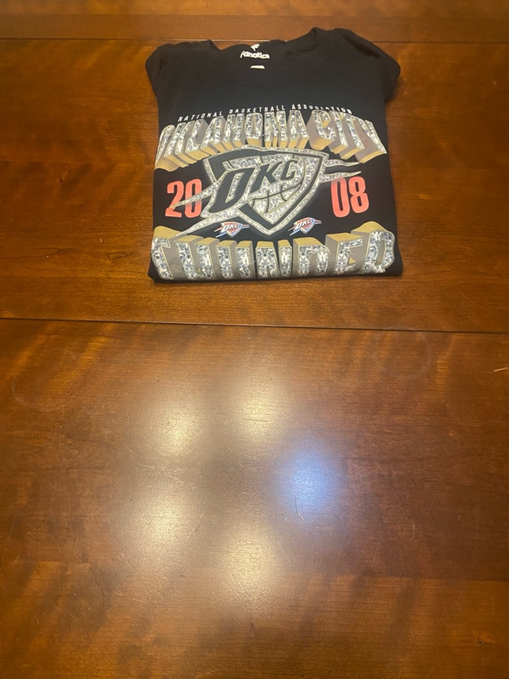 Fanatics OKC Thunder Black 2008 Northwest Division Champions Women’s XL